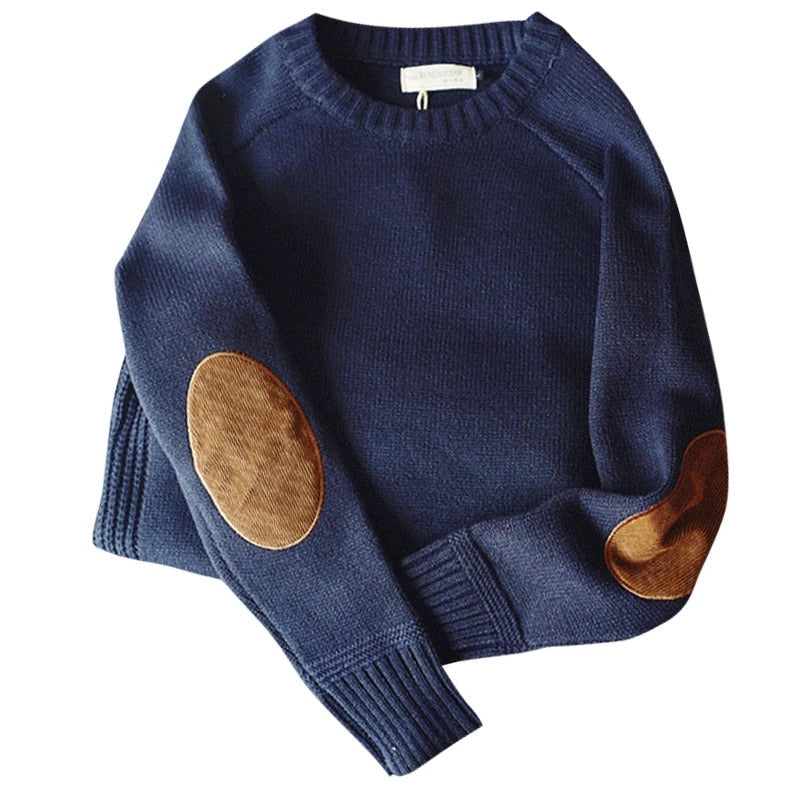 Men's Oversized Patchwork Sweater