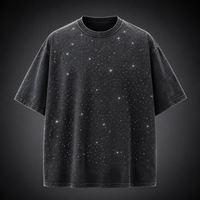Men's Oversized Rhinestone T-Shirt