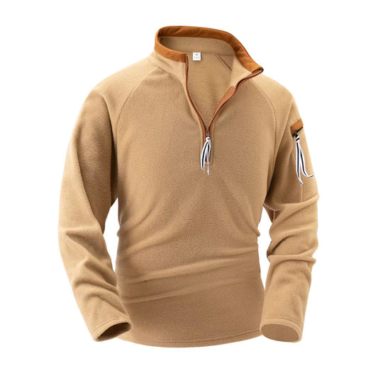 Men's Quarter-Zip Pullover Sweater