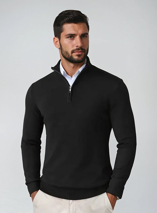 Men's Quarter-Zip Sweater
