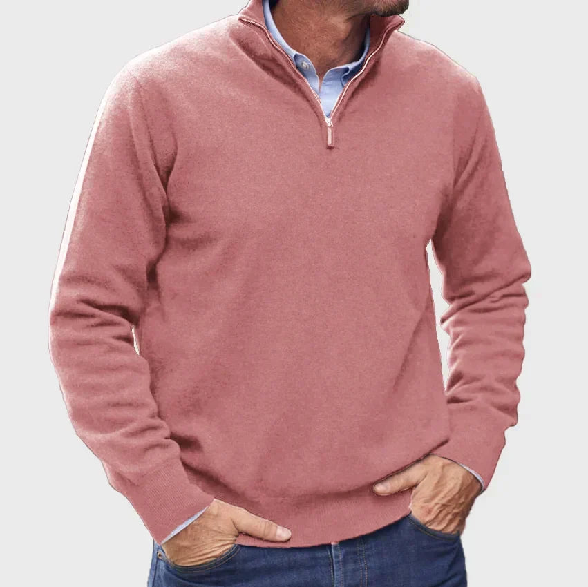 Men's Quarter-Zip Sweater