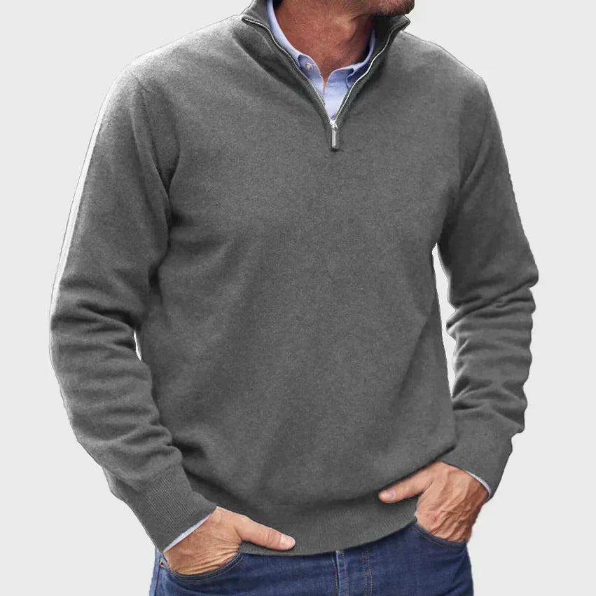 Men's Quarter-Zip Sweater