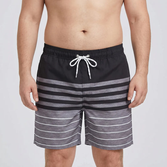 Men's Quick-Dry Printed Swim Trunks