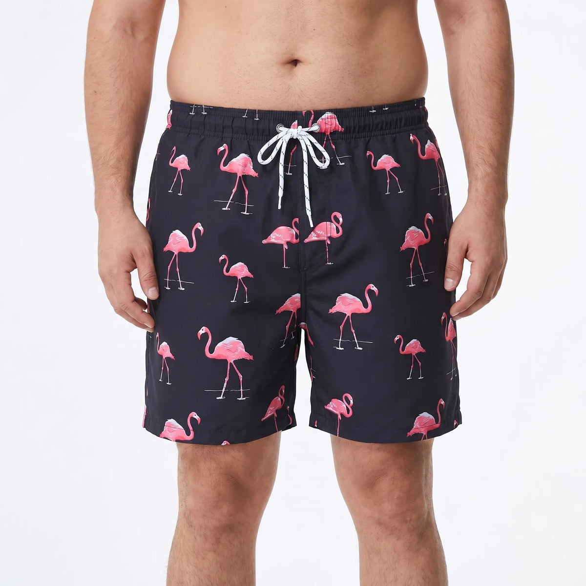 Men's Quick-Dry Printed Swim Trunks