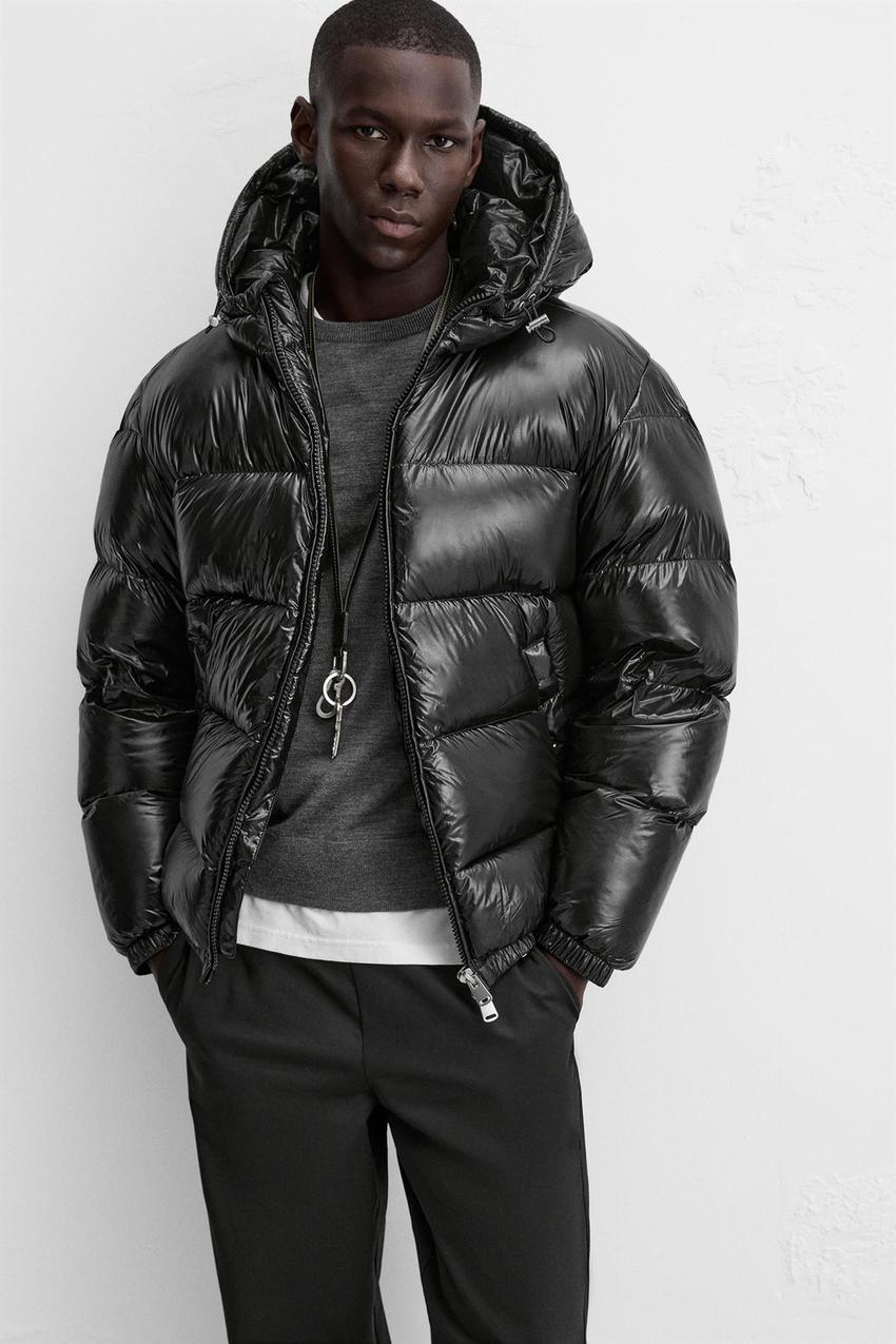 Men's Quilted Puffer Jacket with Warm Filling & Winter-Ready Design
