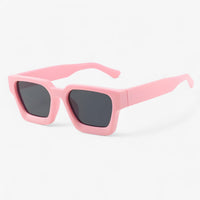 Men's Retro Square Sunglasses - UV400 Protection