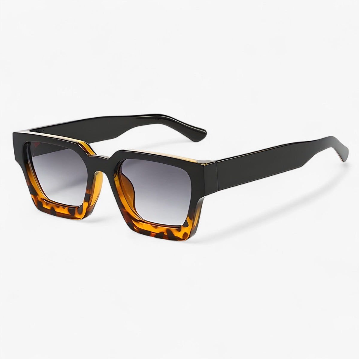 Men's Retro Square Sunglasses - UV400 Protection