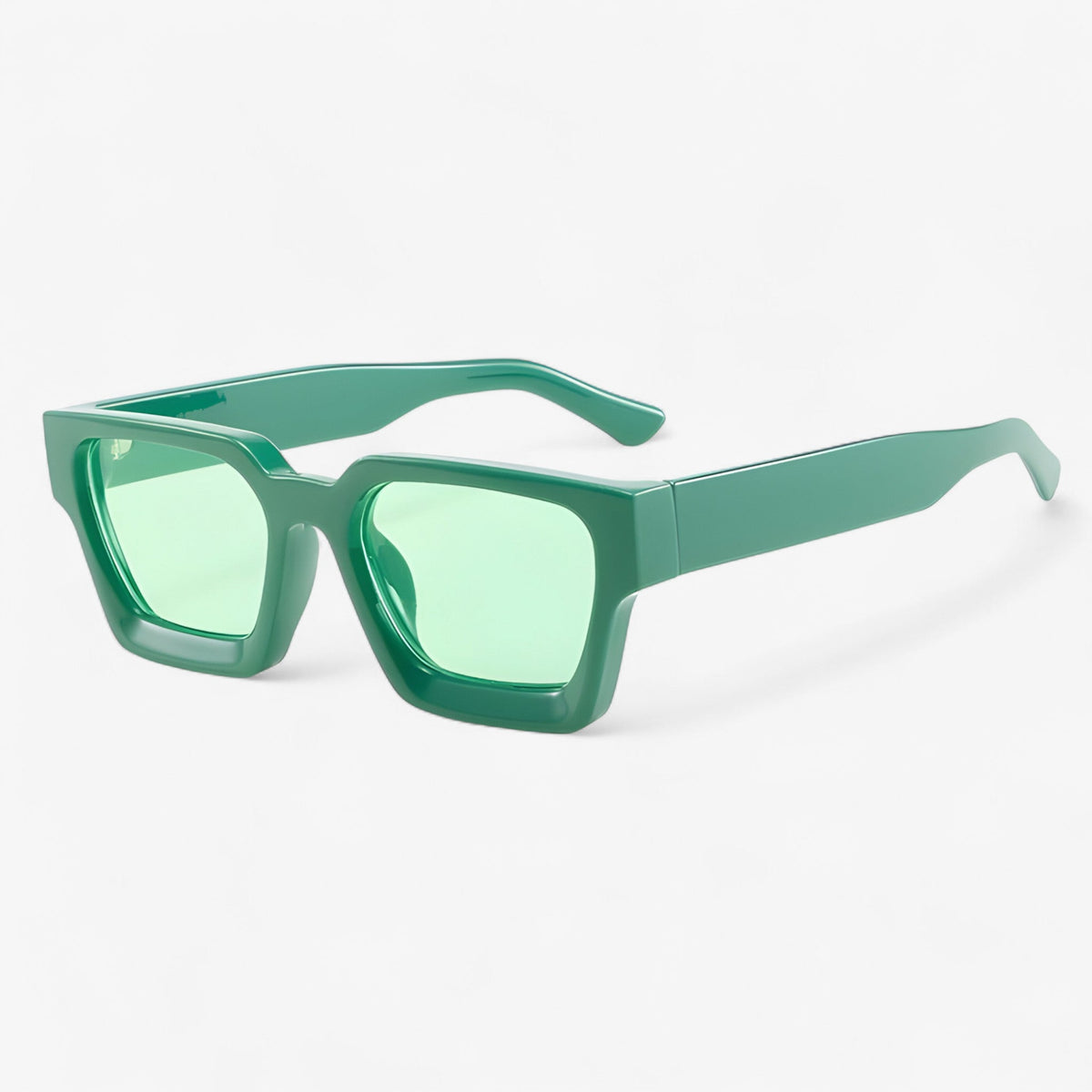 Men's Retro Square Sunglasses - UV400 Protection