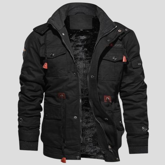 Men's Rugged Jacket – Reliable Layer for Cold and Windy Days