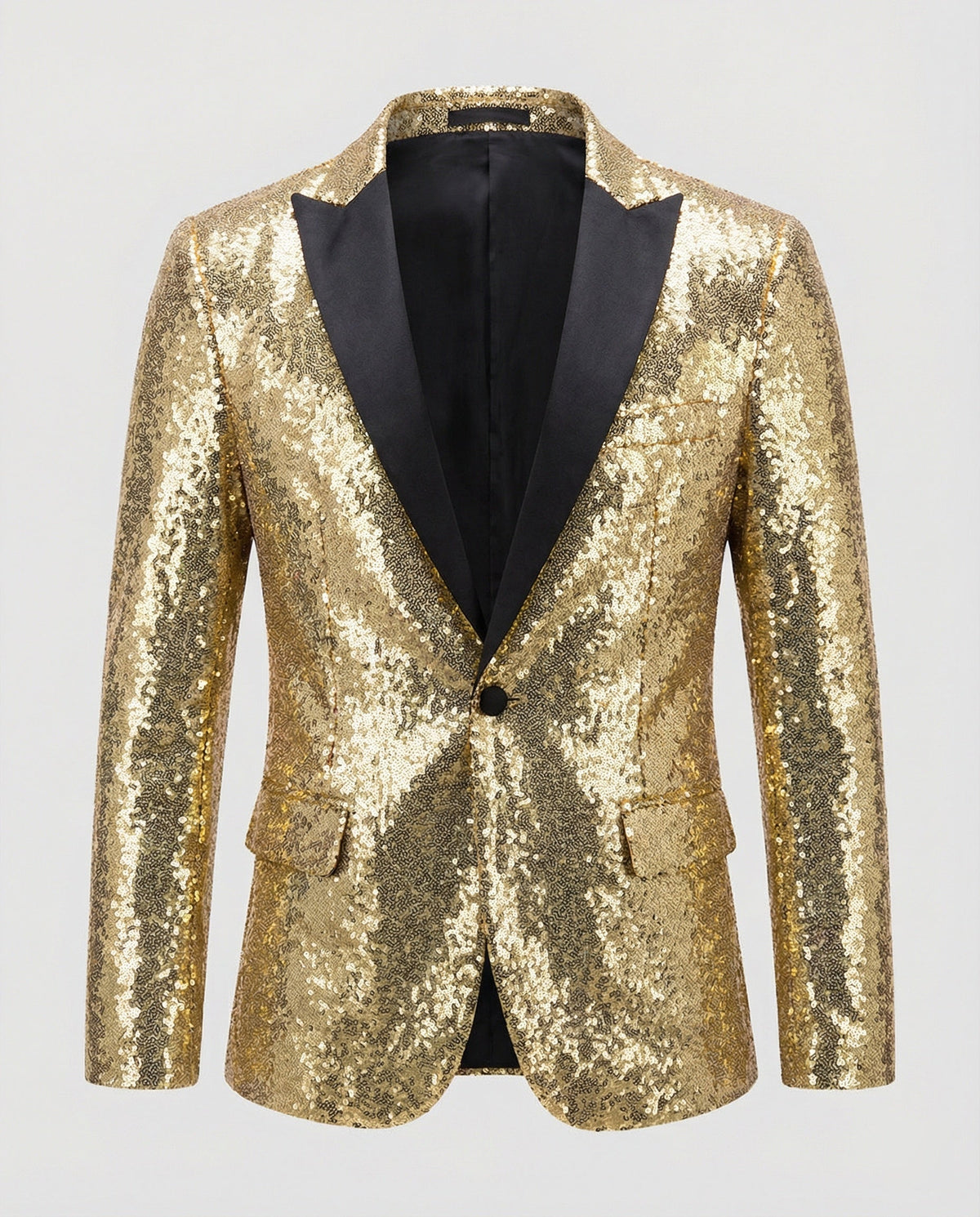 Men's Shiny Sequin Blazer