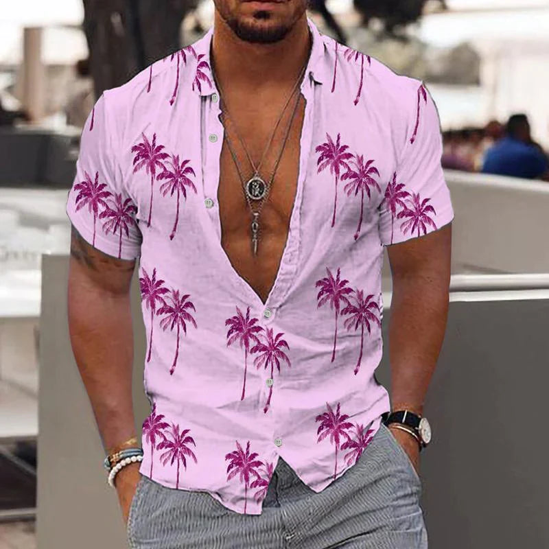 Men's Short-Sleeve Casual Shirt