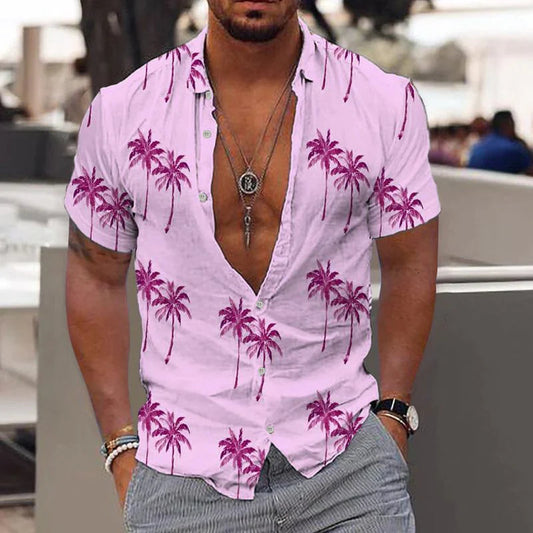 Men's Short-Sleeve Casual Shirt