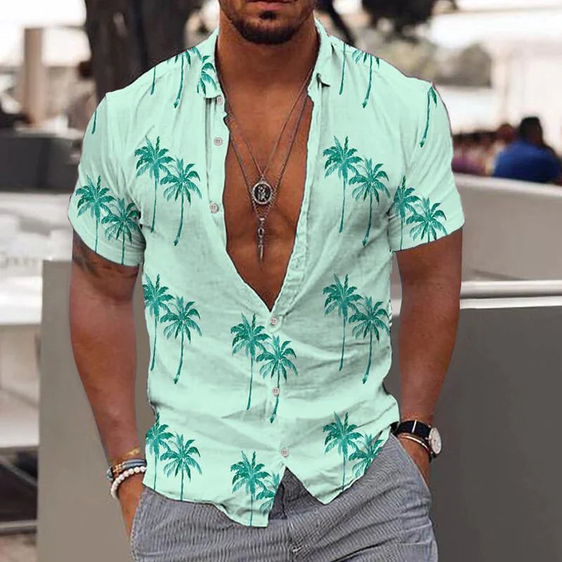 Men's Short-Sleeve Casual Shirt