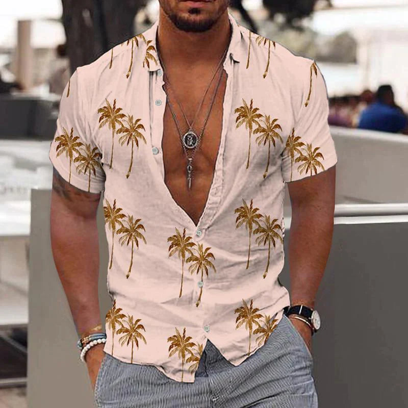 Men's Short-Sleeve Casual Shirt