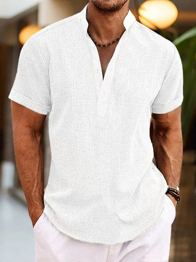 Men's Short Sleeve V-Neck Shirt