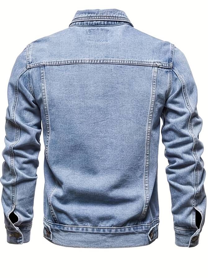 Men's Slim-Fit Jean Jacket