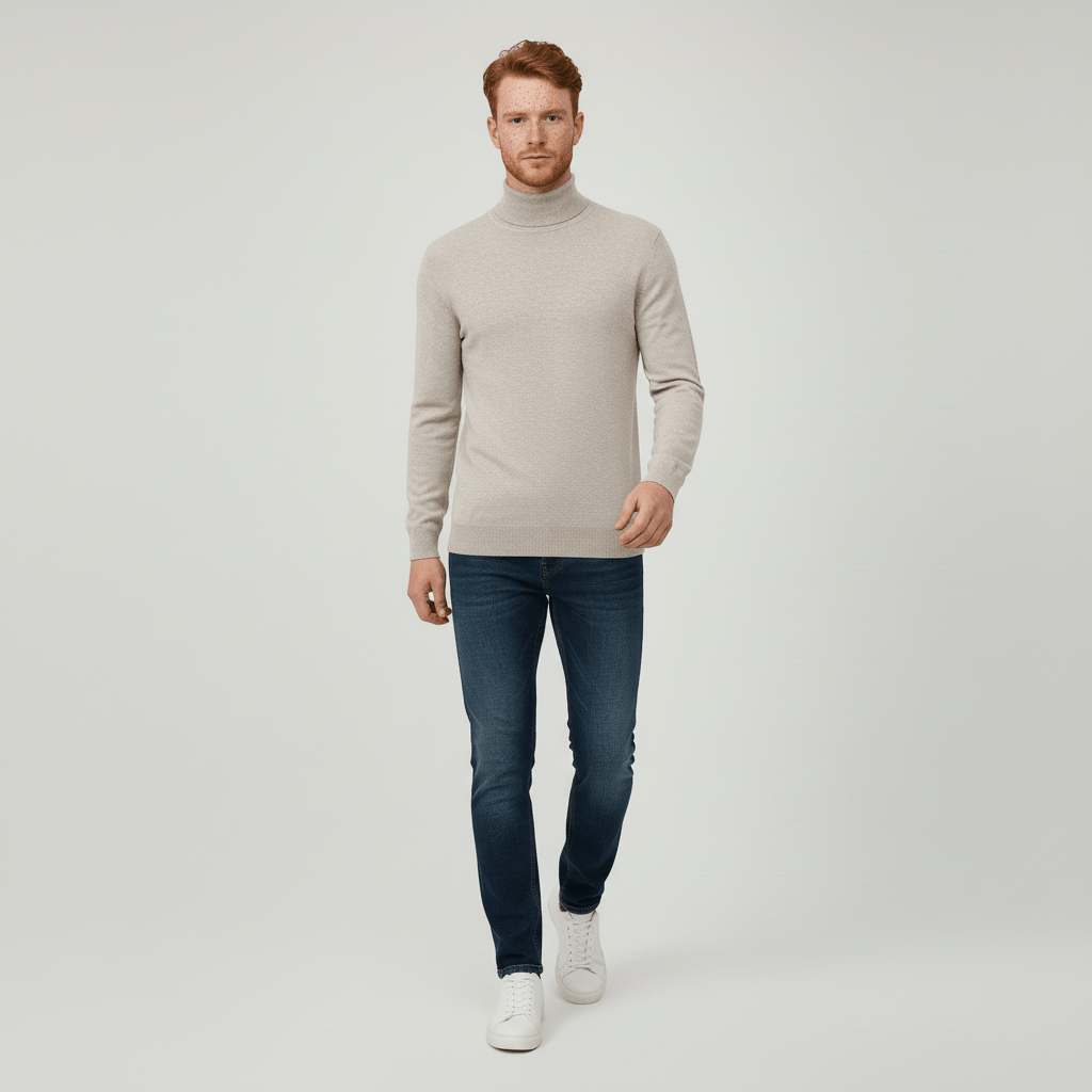 Men's Slim-Fit Turtleneck Sweater