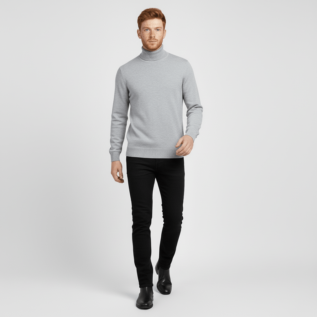 Men's Slim-Fit Turtleneck Sweater