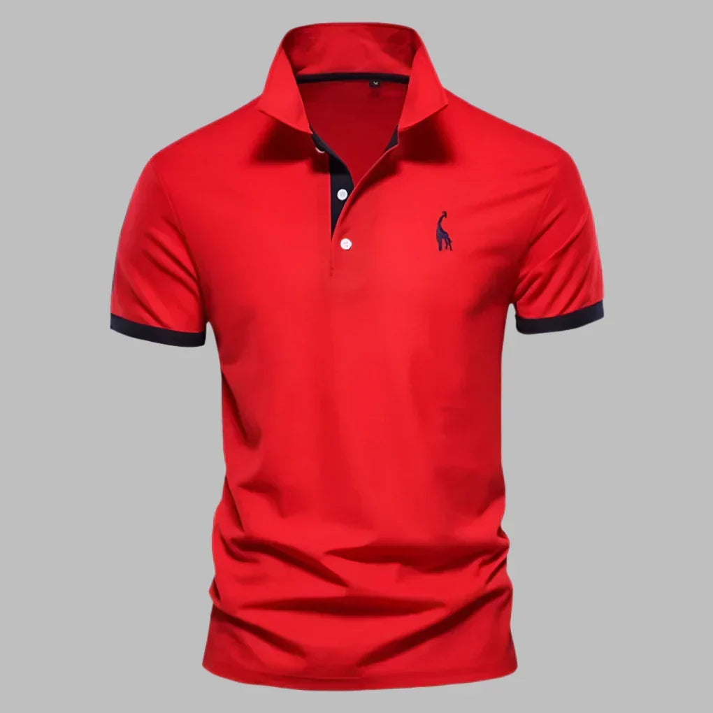 Men's Smart Contrast Trim Polo Shirt