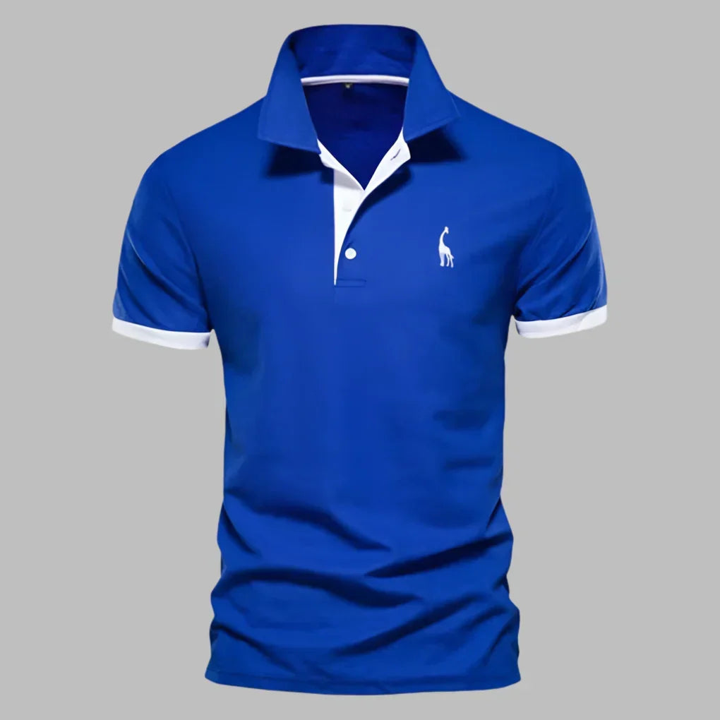 Men's Smart Contrast Trim Polo Shirt