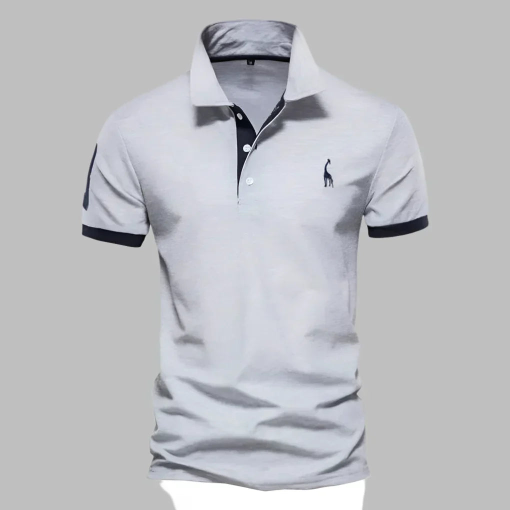 Men's Smart Contrast Trim Polo Shirt