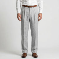 Men's Smart Versatile Pleated Straight-Leg Trousers