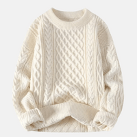 Men's Solid Winter Sweater