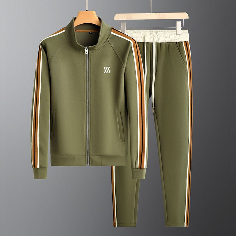 Men's Sporty Stretch Tracksuit Set