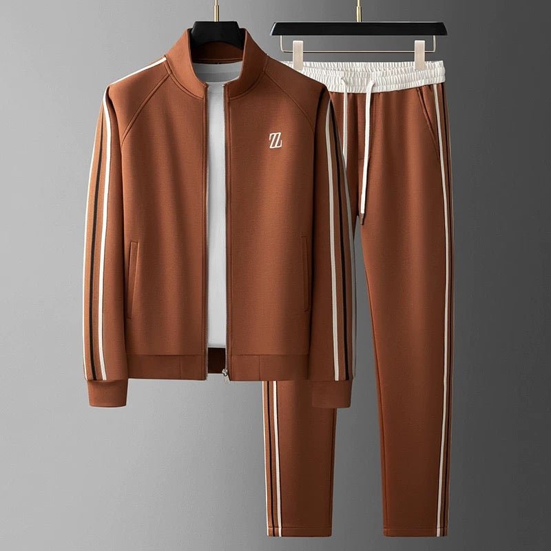 Men's Sporty Stretch Tracksuit Set