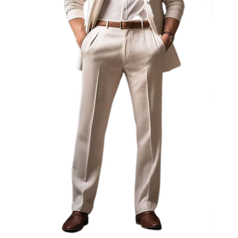 Men's Straight-Leg Casual Pants