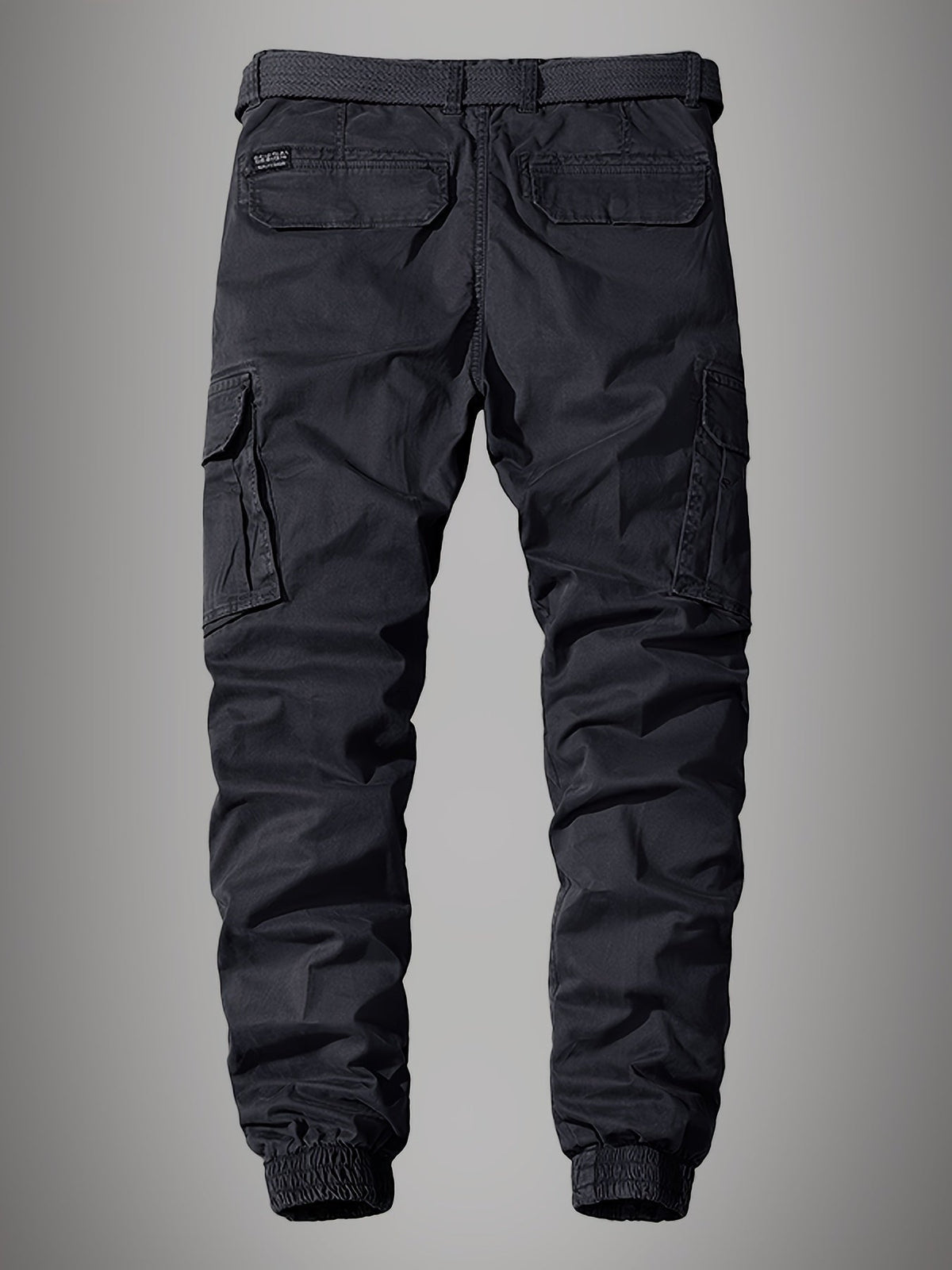 Men's Stylish Embroidered Multi-Pocket Cargo Joggers