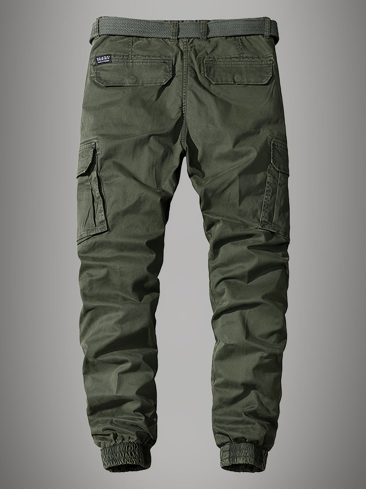 Men's Stylish Embroidered Multi-Pocket Cargo Joggers