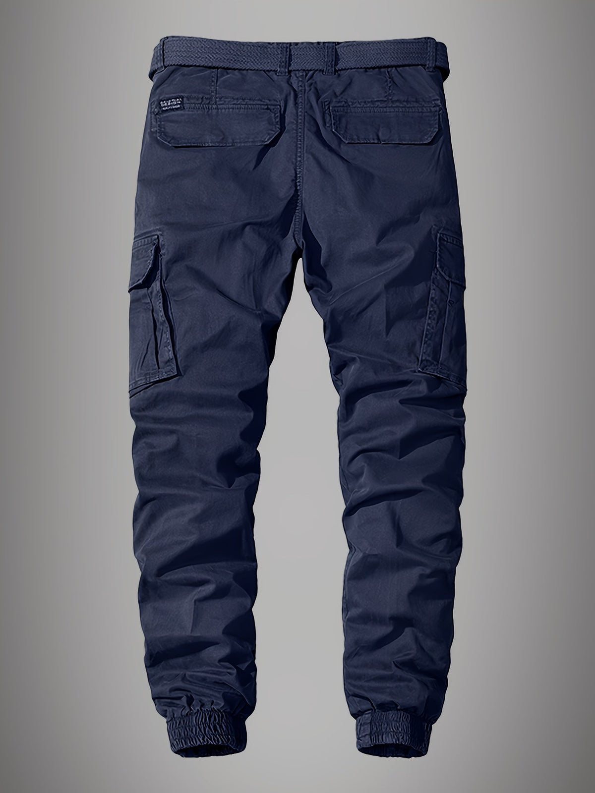 Men's Stylish Embroidered Multi-Pocket Cargo Joggers