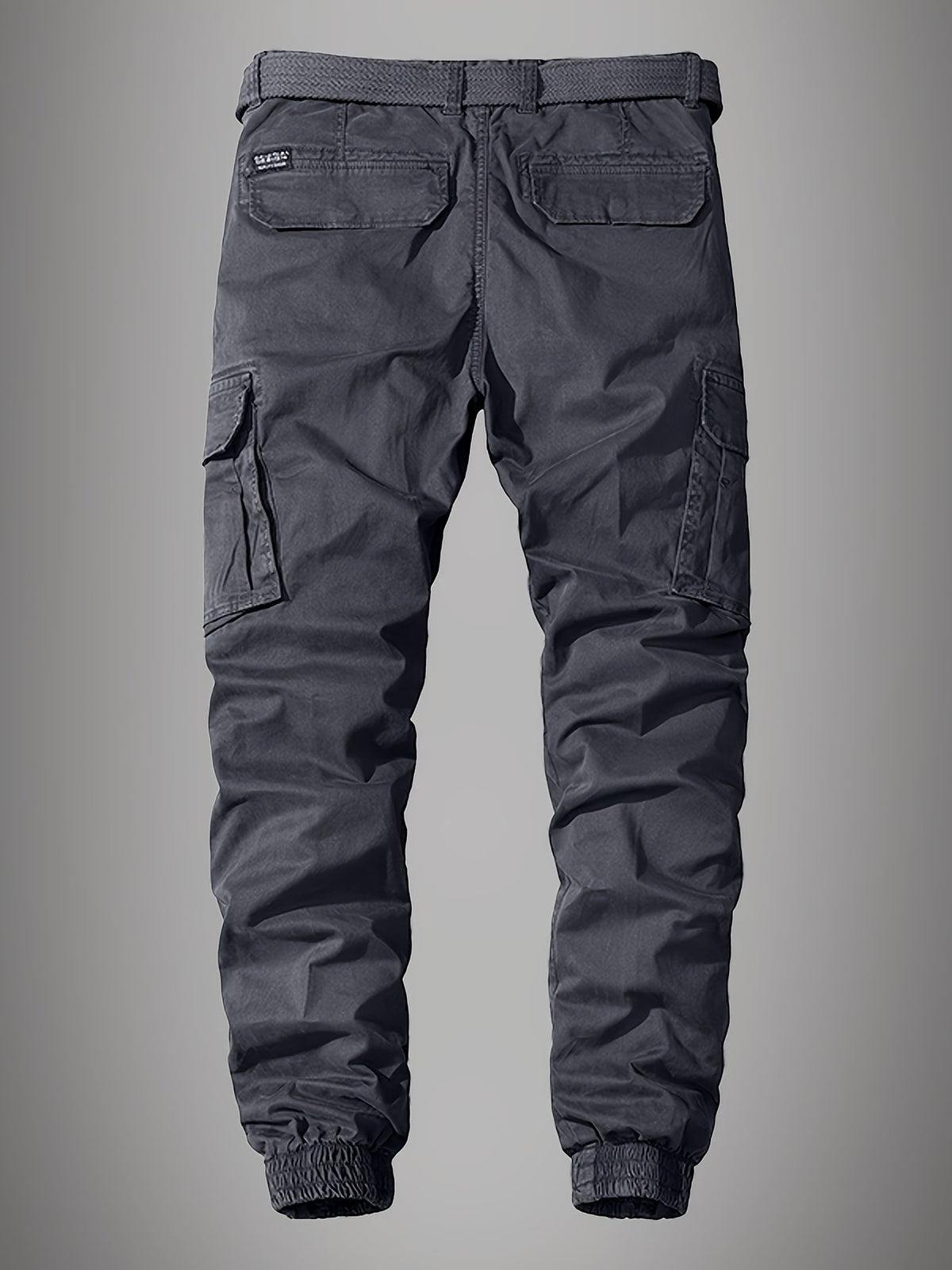 Men's Stylish Embroidered Multi-Pocket Cargo Joggers