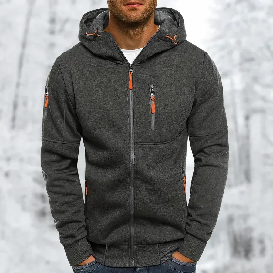 Men's Stylish Zip-Up Hoodie