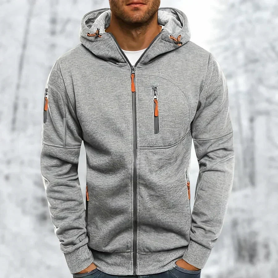 Men's Stylish Zip-Up Hoodie