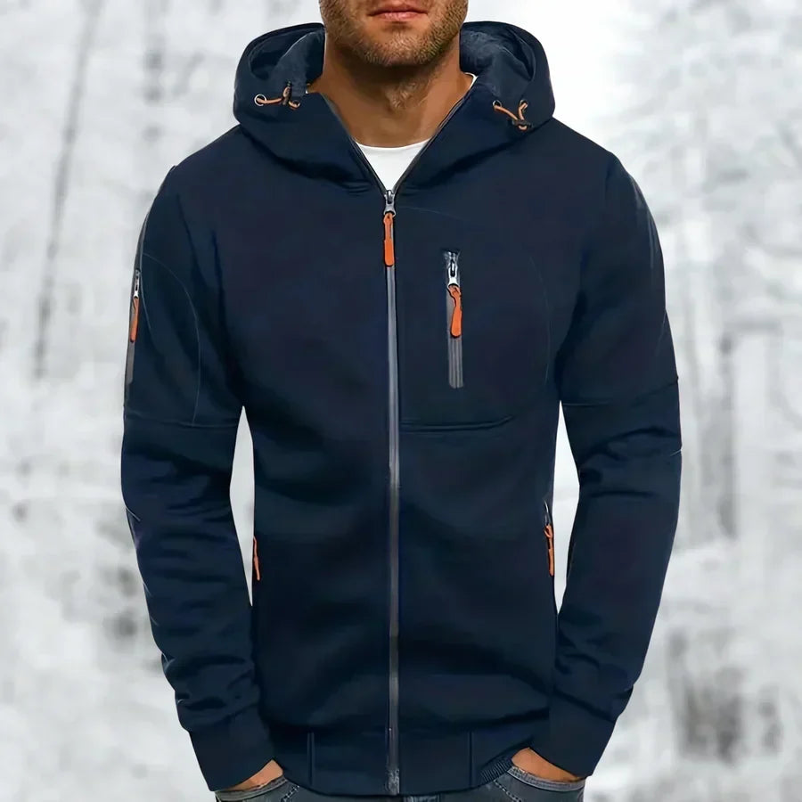 Men's Stylish Zip-Up Hoodie