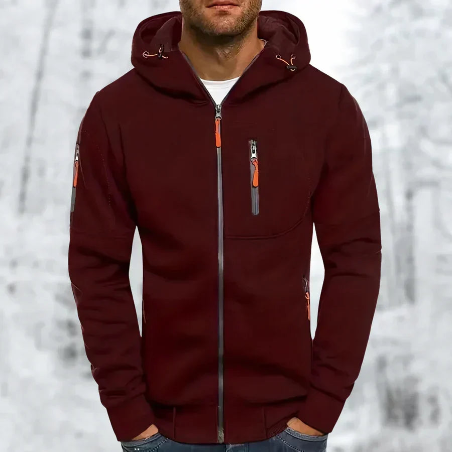 Men's Stylish Zip-Up Hoodie