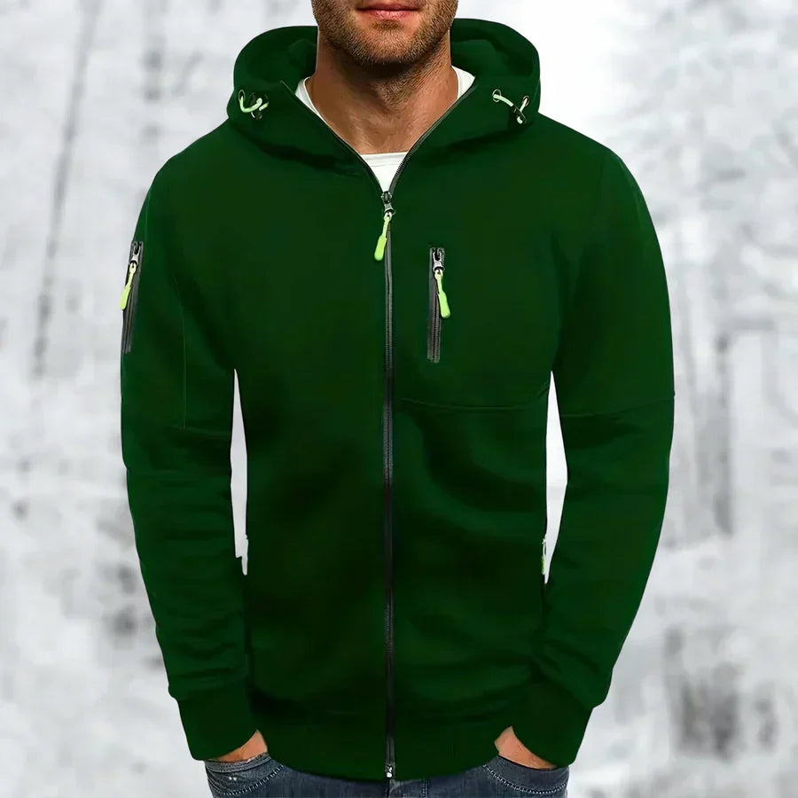 Men's Stylish Zip-Up Hoodie