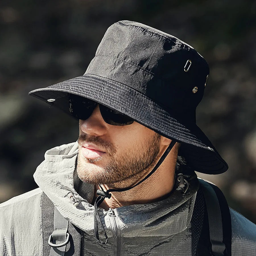 Men's Summer Bucket Hat with UV Protection