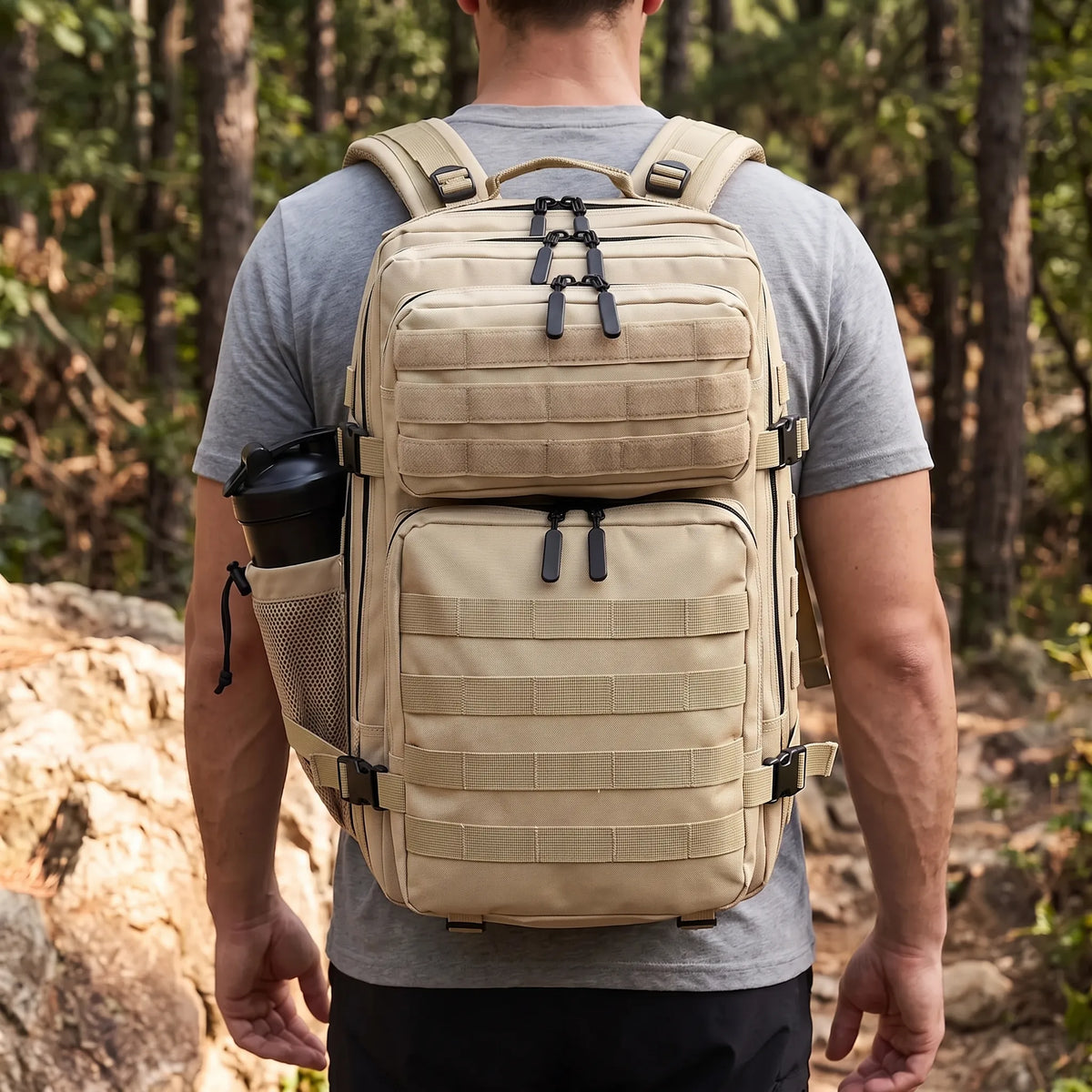 Men's Tactical Hiking Backpack for Outdoor Adventures