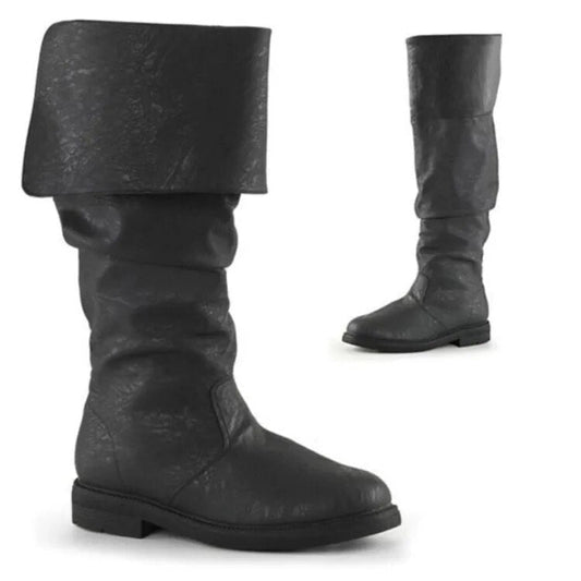Men's Tall Boots with Jeans Pattern