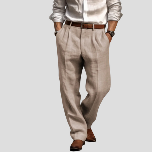 Men's Textured Trousers – Sophisticated Style with a Relaxed Touch
