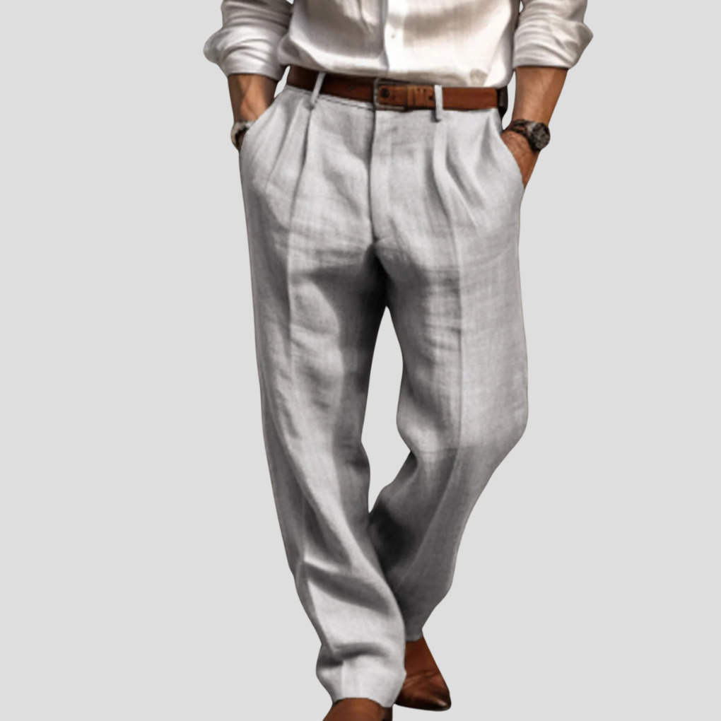 Men's Textured Trousers – Sophisticated Style with a Relaxed Touch
