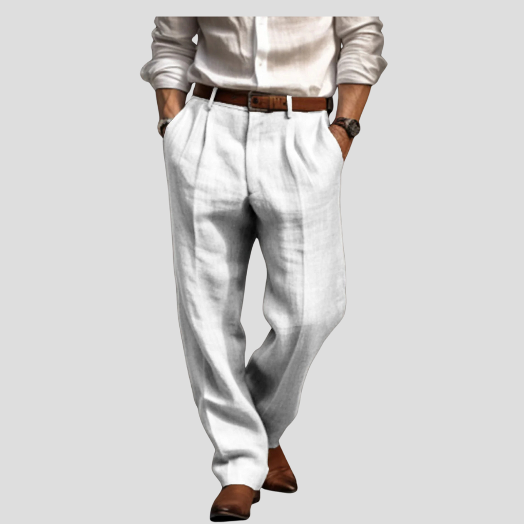 Men's Textured Trousers – Sophisticated Style with a Relaxed Touch
