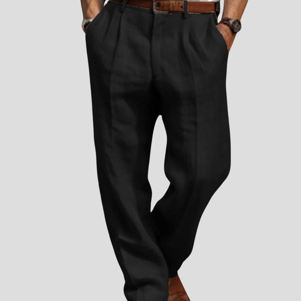 Men's Textured Trousers – Sophisticated Style with a Relaxed Touch