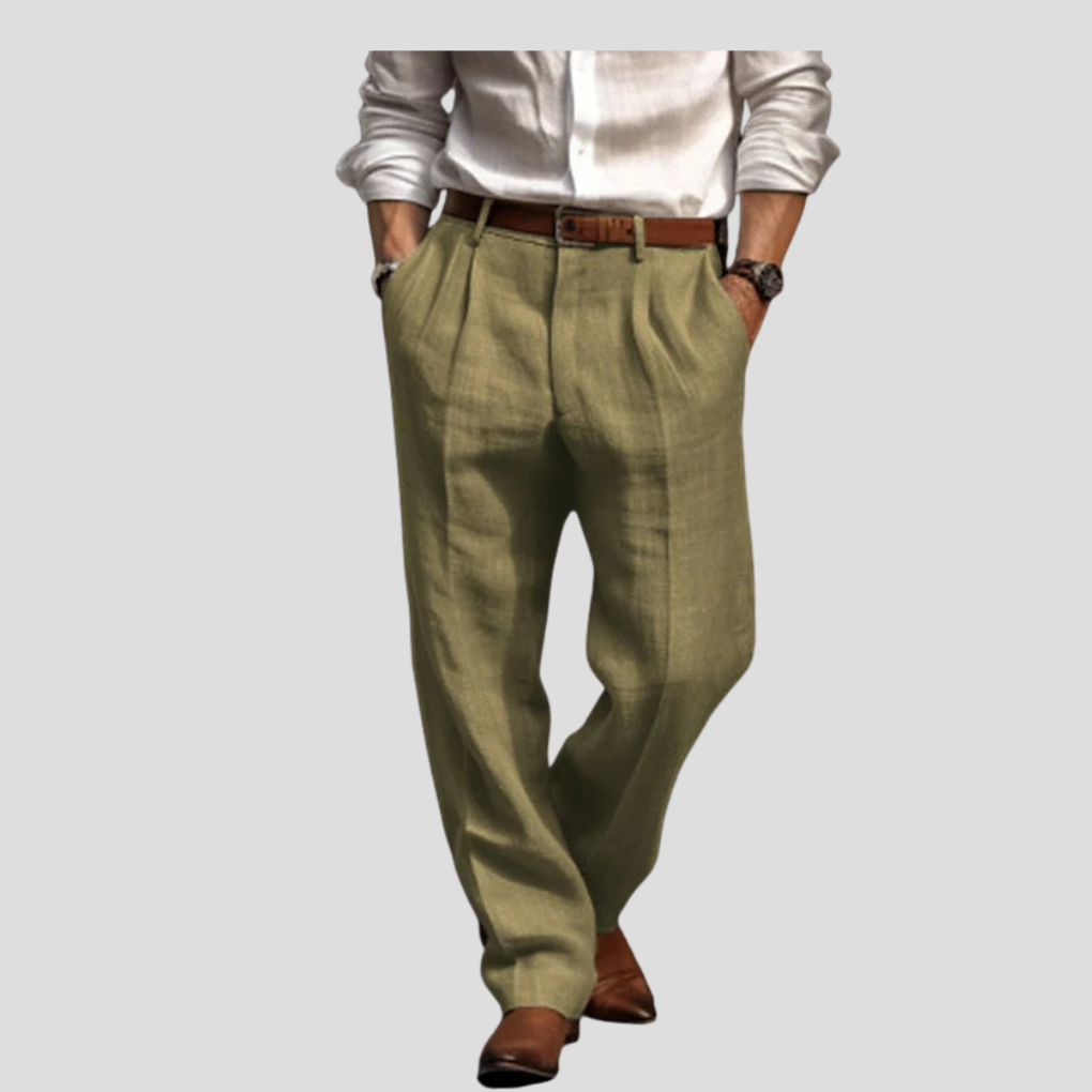 Men's Textured Trousers – Sophisticated Style with a Relaxed Touch