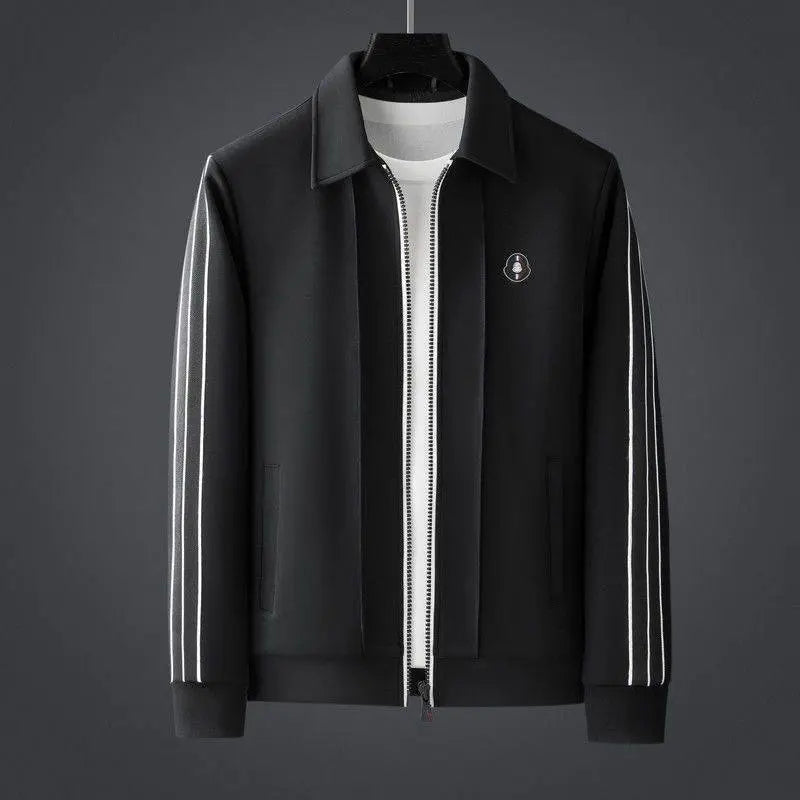 Men's Tracksuit Set with Zip-Up Jacket and Joggers