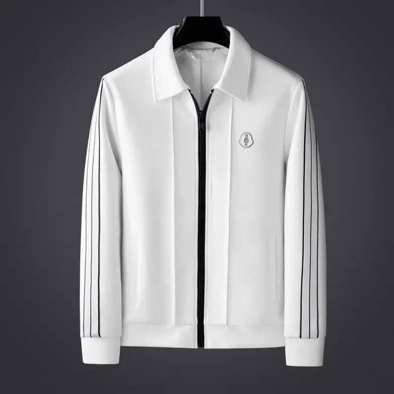 Men's Tracksuit Set with Zip-Up Jacket and Joggers