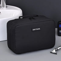 Men's Travel Toiletry Bag - Water and Tear-Resistant with Handle and Large Storage Capacity
